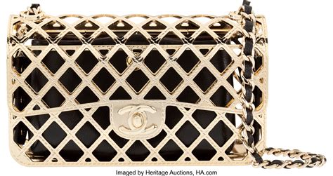 chanel mini metal cage bag|Chanel mini bag vintage.